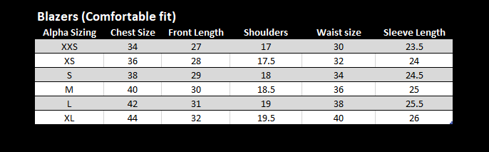 Midnight Blue Linen Blazer