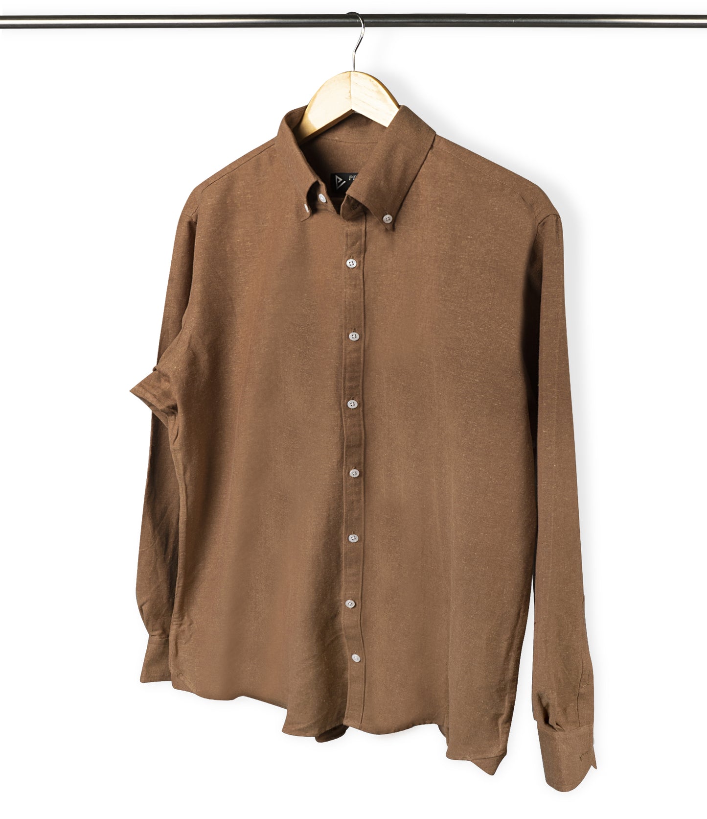 Copper Button Down Linen Shirt - Her's