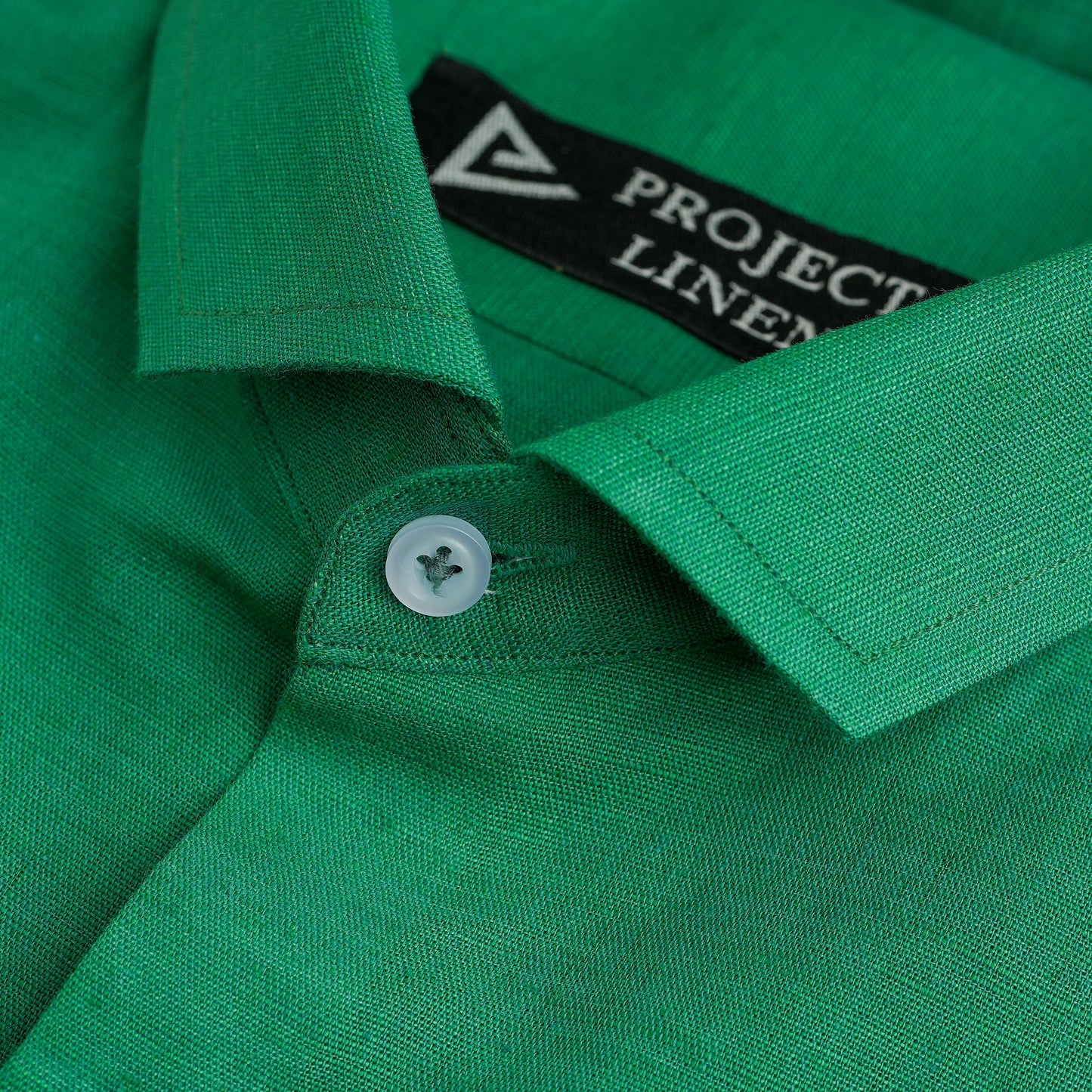 Emerald Green Linen Shirt