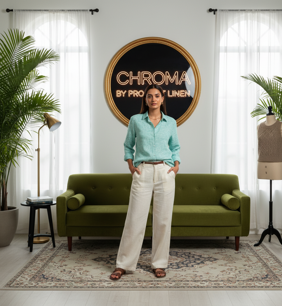 Mint Blend Linen Shirt - Her's