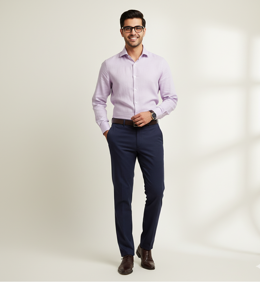 Lilac Linen Shirt