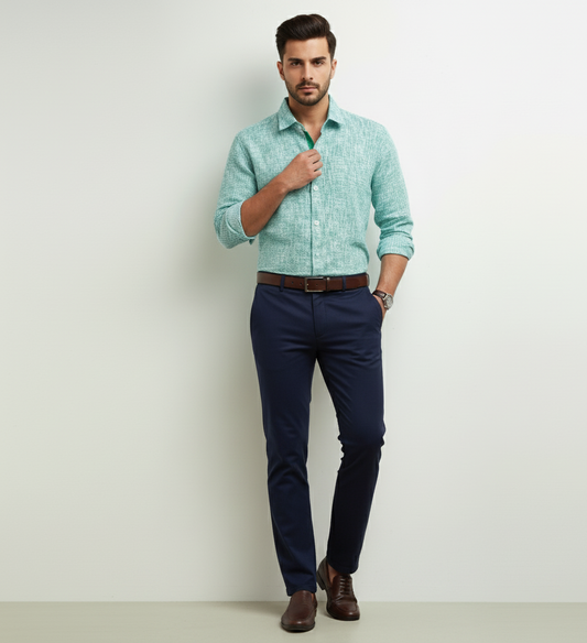 Mint Blend Linen Shirt