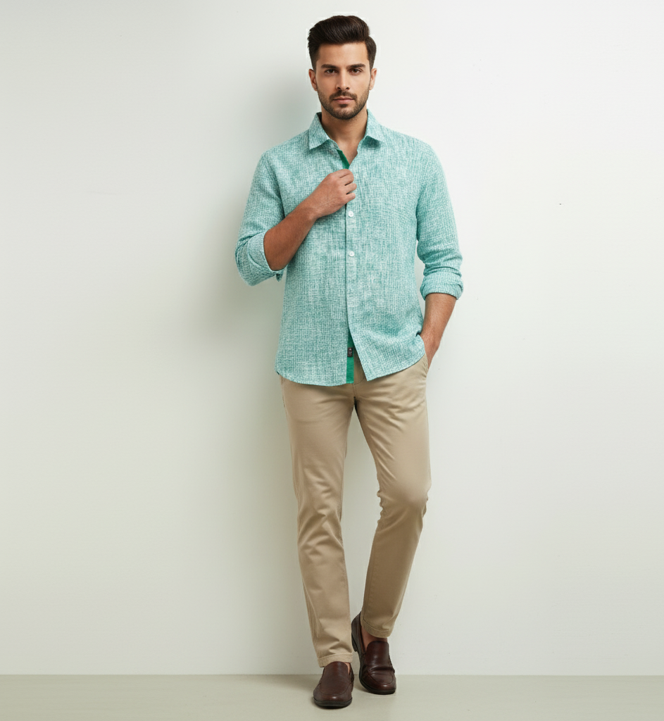 Mint Blend Linen Shirt