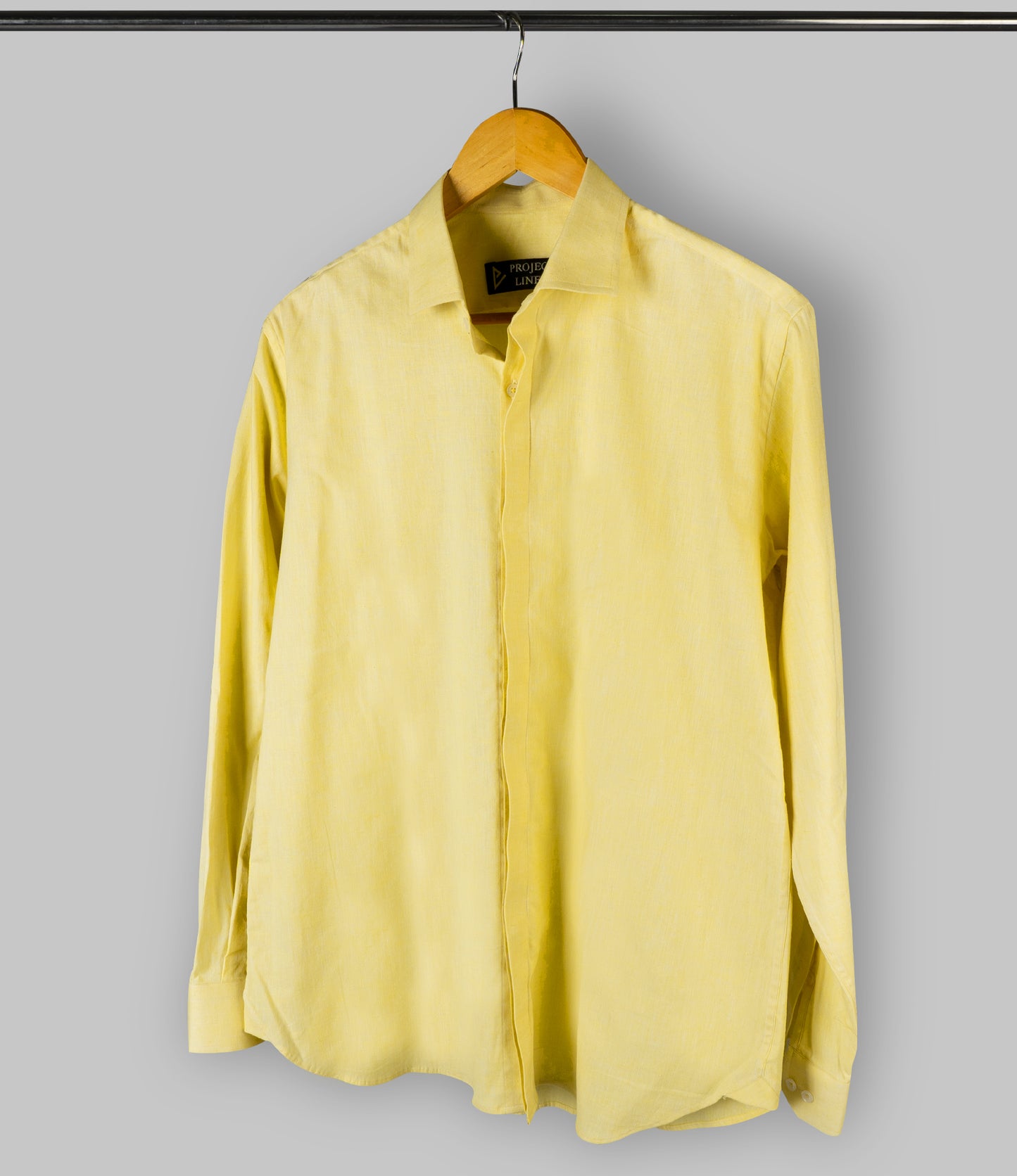 Lime Yellow Linen Shirt