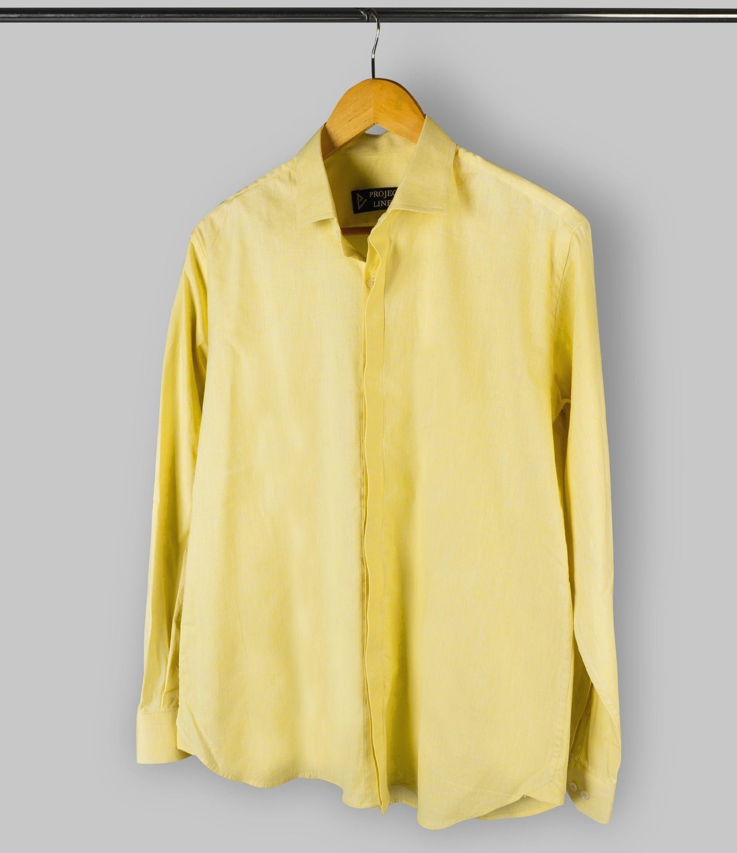 Lime Yellow Linen Shirt - Her's