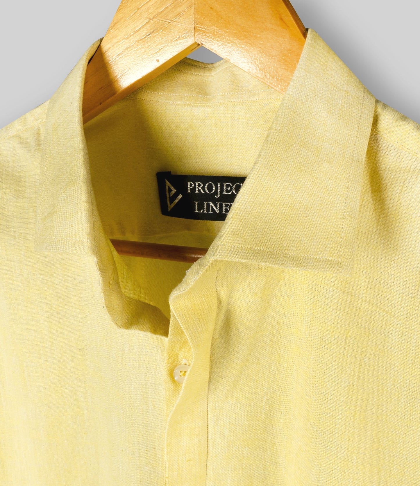 Lime Yellow Linen Shirt - Her's