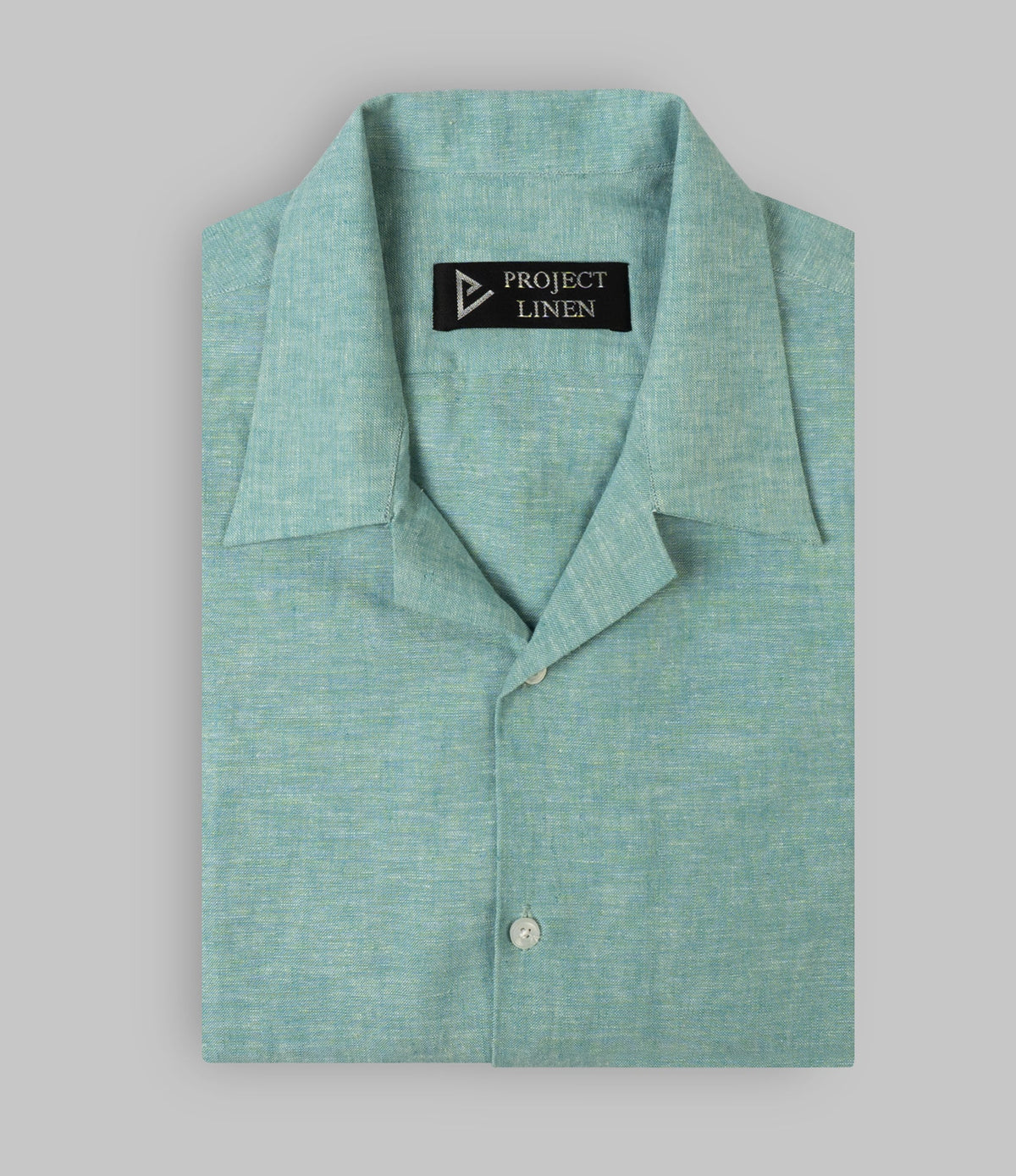 Project Linen Mint Green Cuban Linen Shirt - Her's – Project Linen