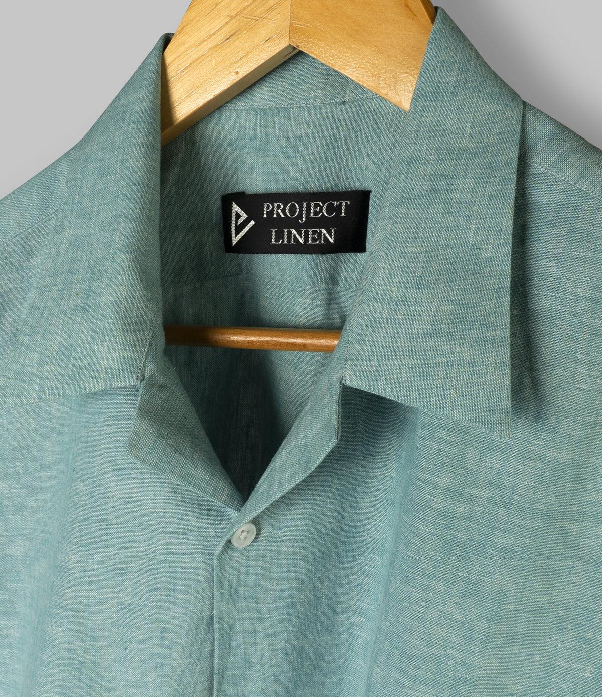 Project Linen Mint Green Cuban Linen Shirt - Her's – Project Linen