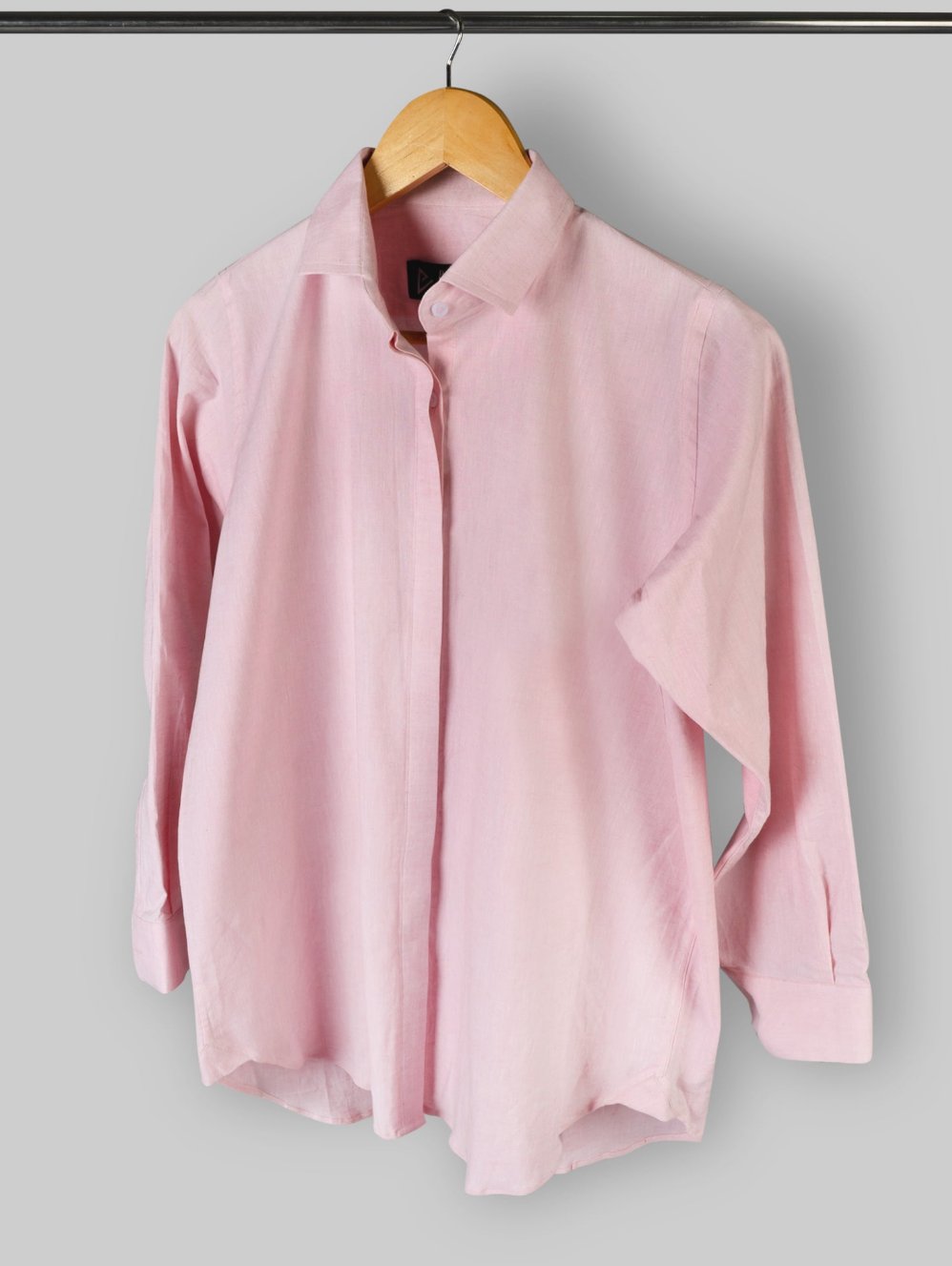 Soft Pink Linen Shirt