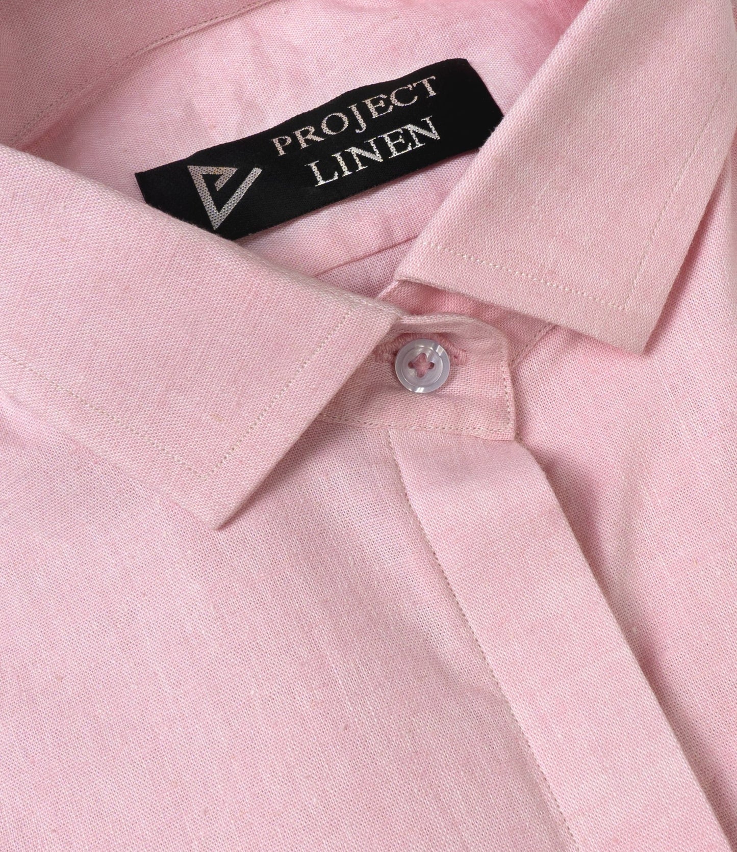 Soft Pink Linen Shirt - Her's