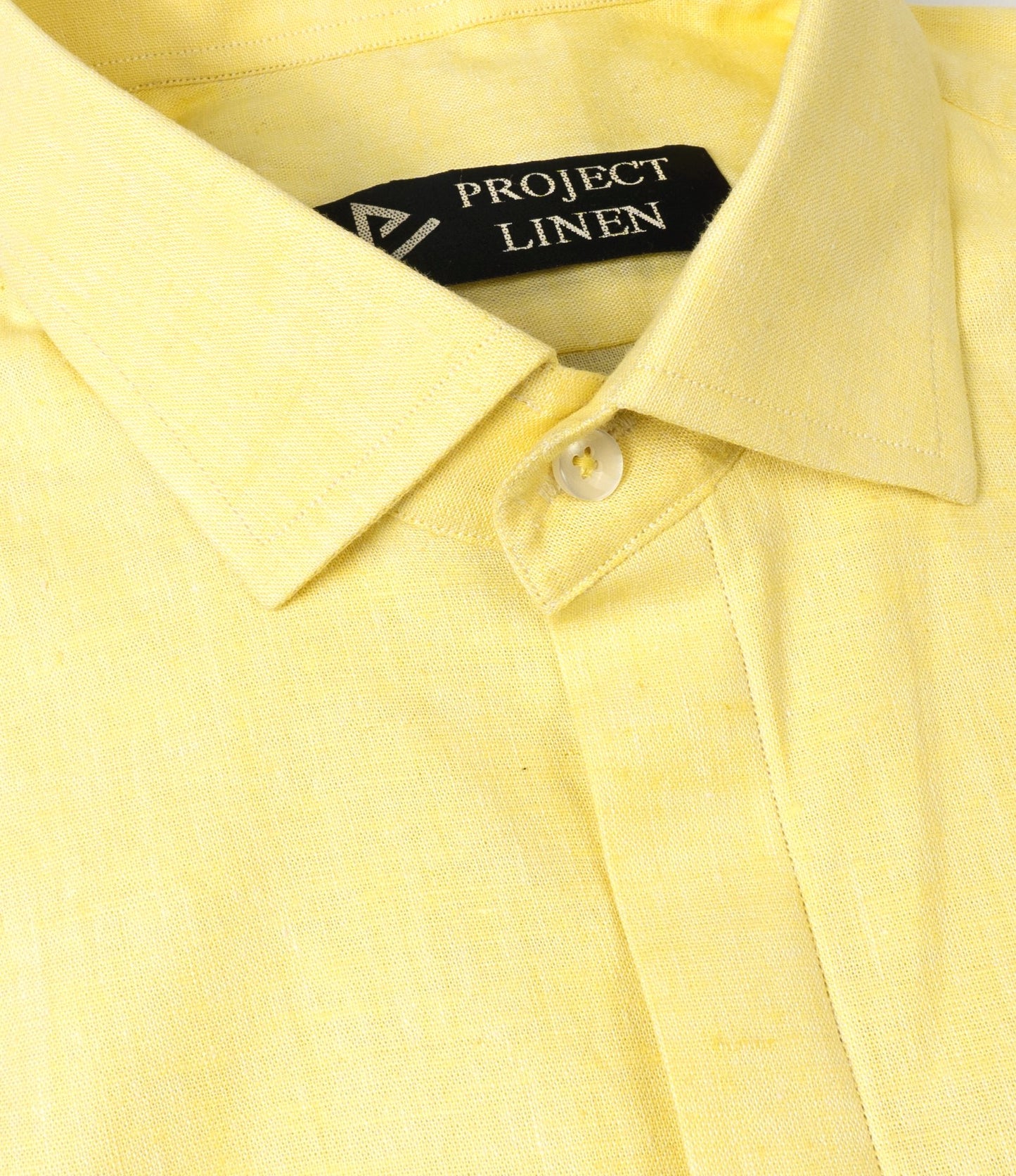 Lime Yellow Linen Shirt