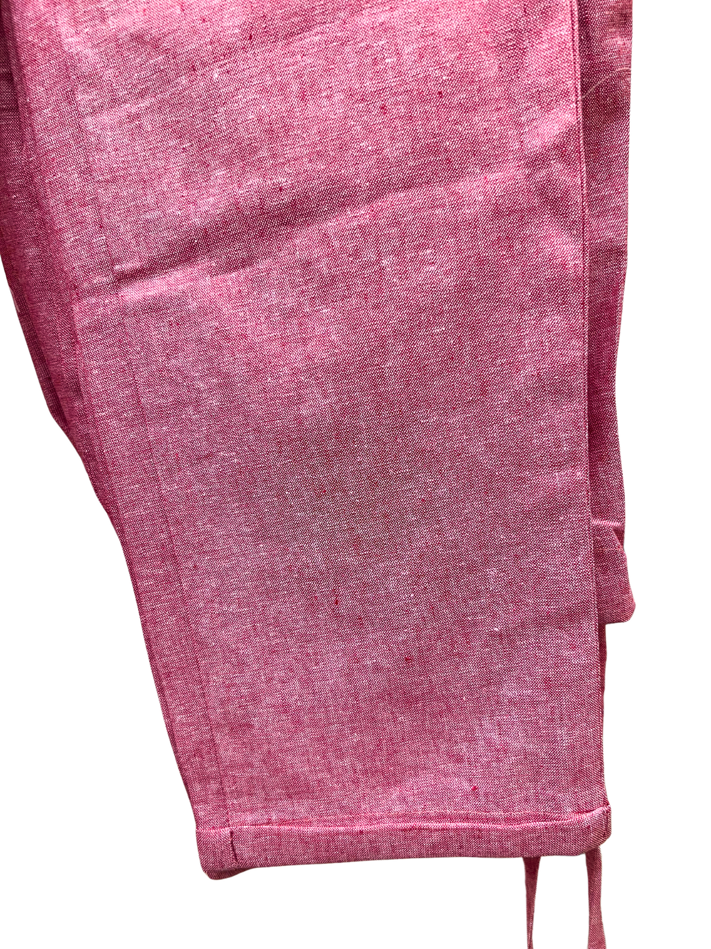 Pink Linen Kurta Trouser