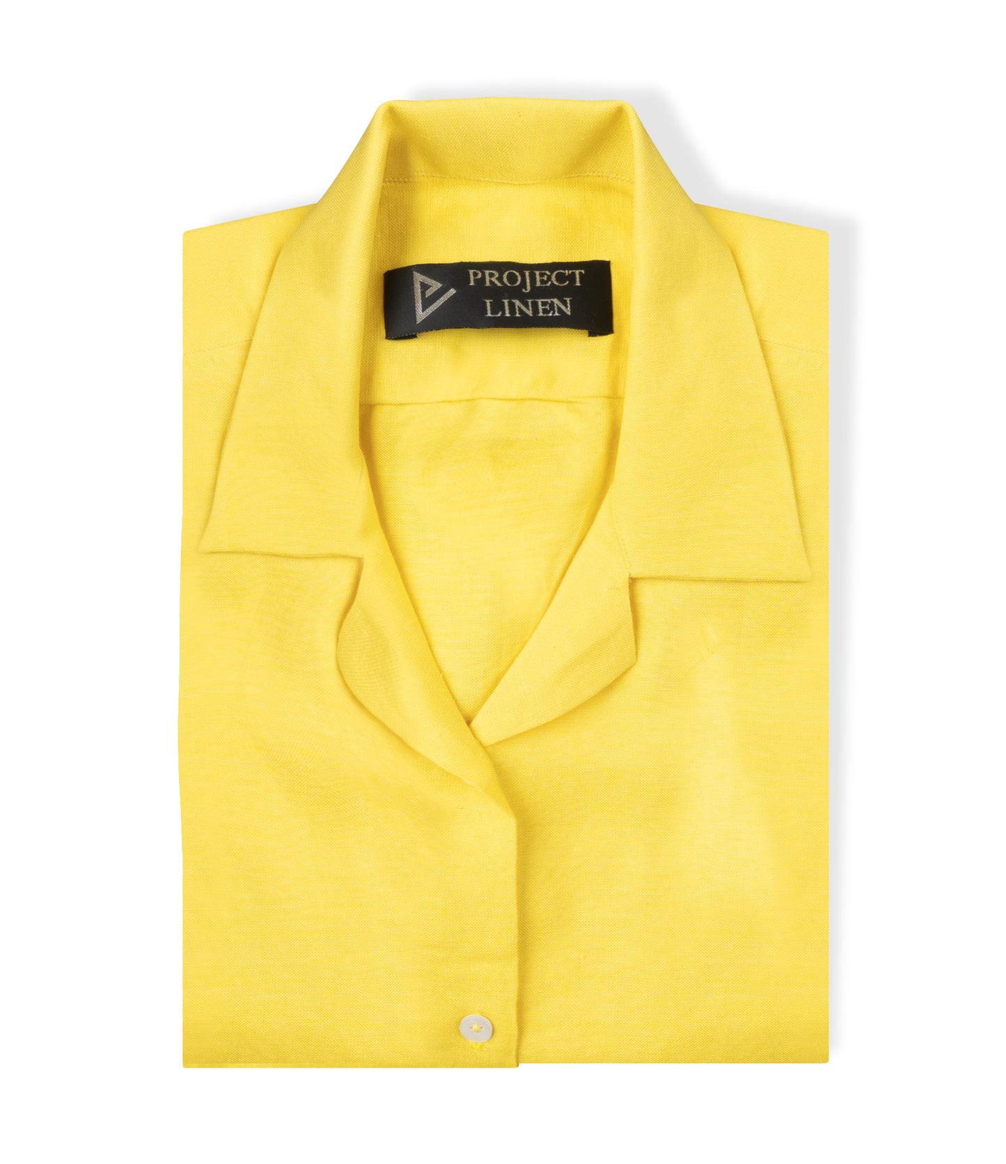 Yellow Cuban Linen Shirt