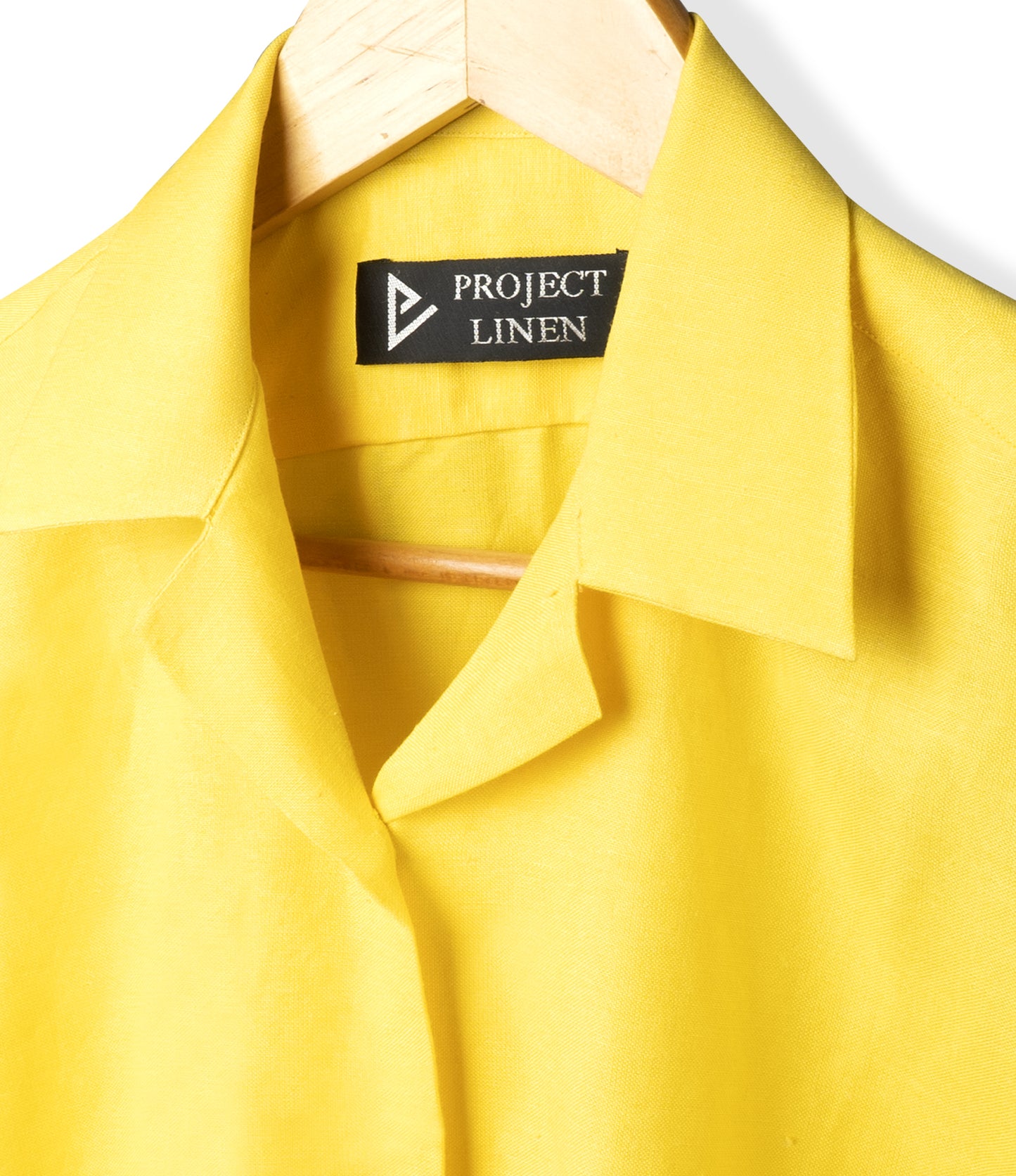 Yellow Cuban Linen Shirt