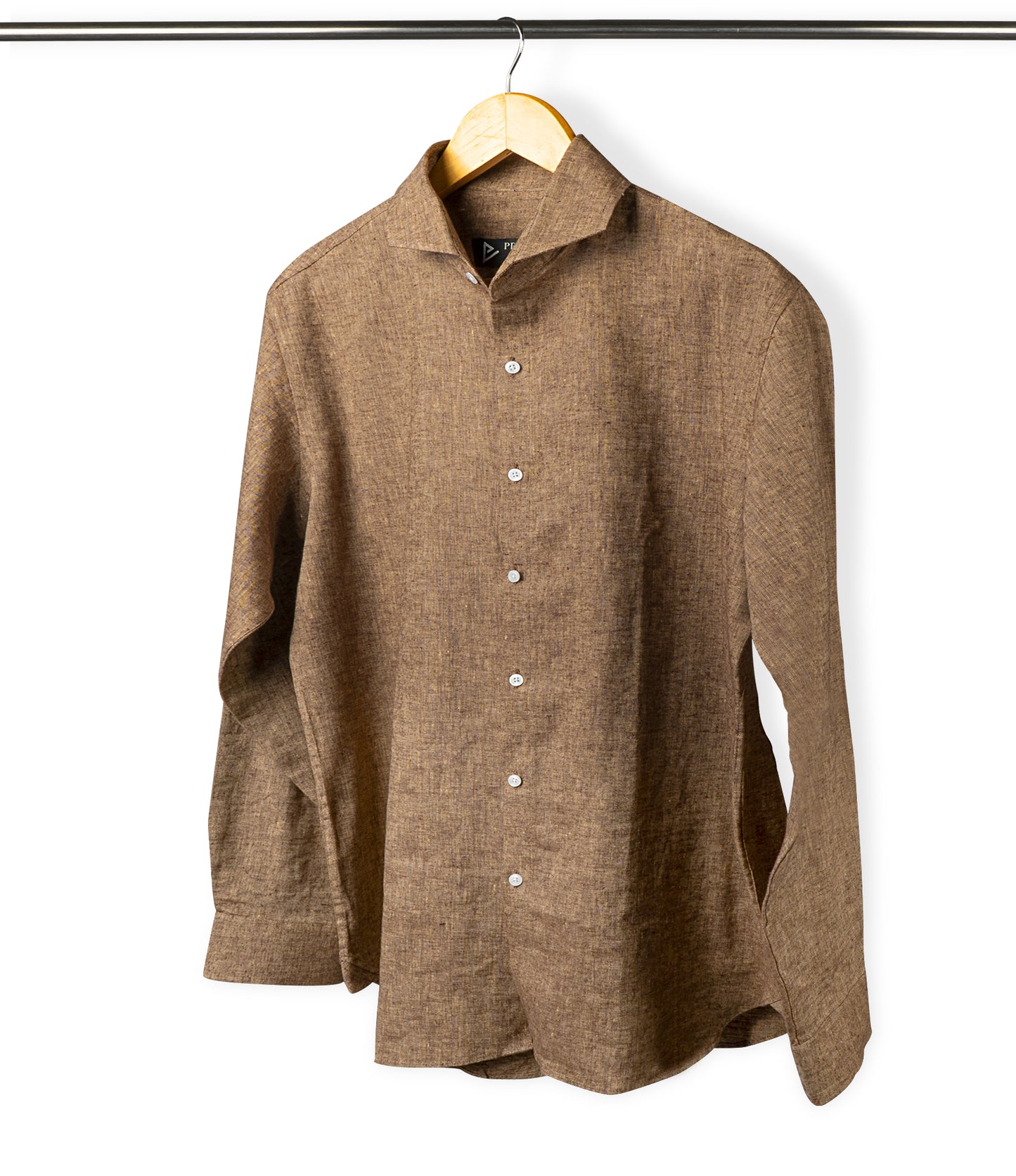 Brown Linen Shirt - Her's
