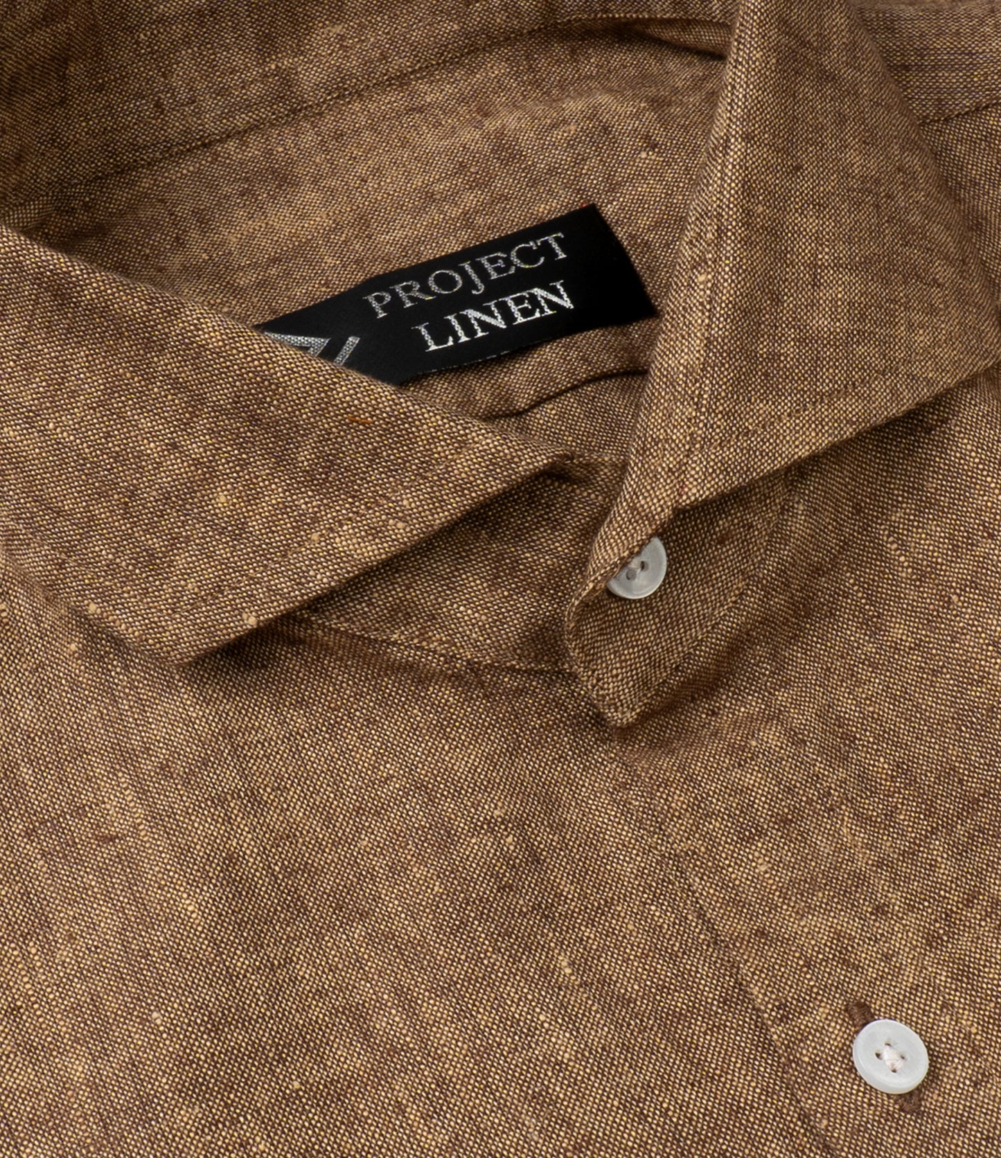 Brown Linen Shirt - Her's