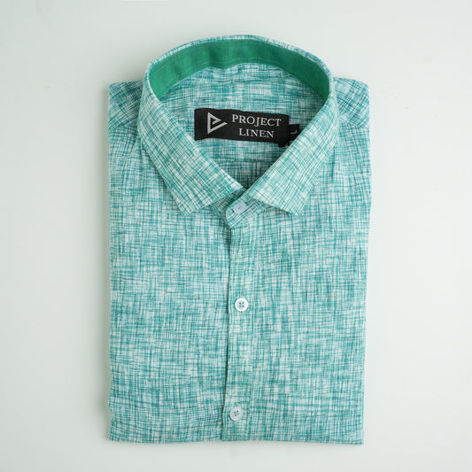 Mint Blend Linen Shirt - Her's