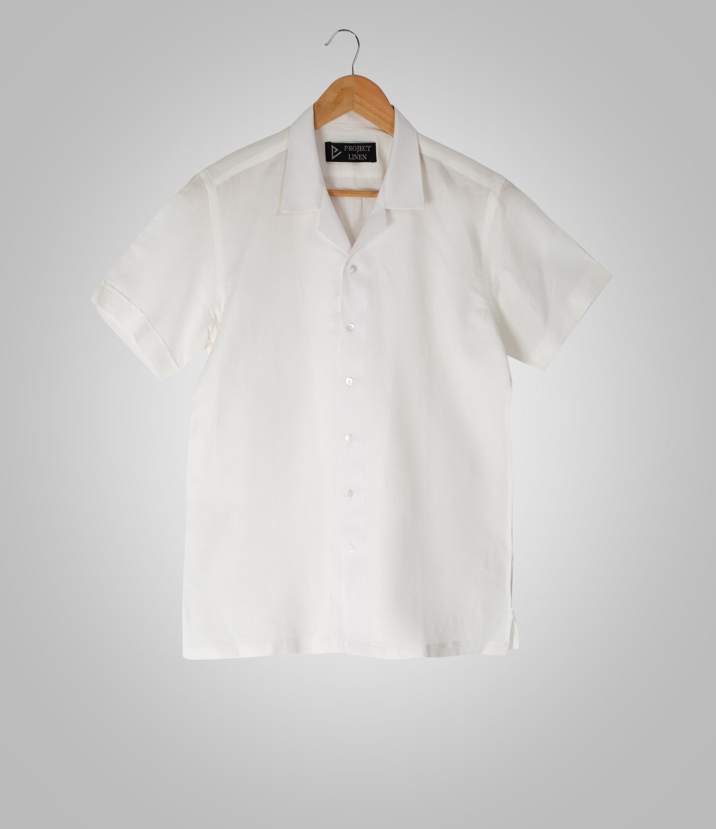 White Cuban Linen Shirt - Her's