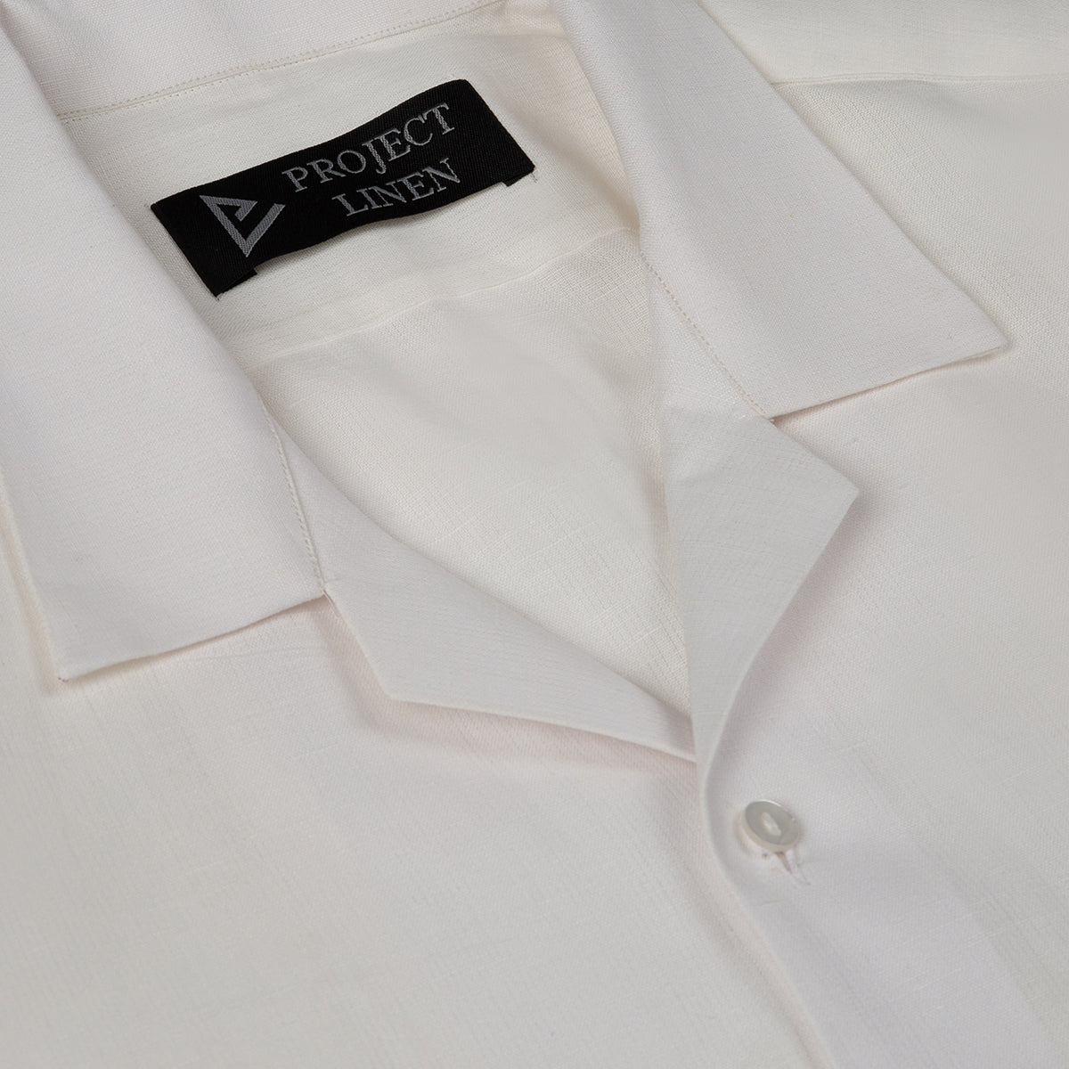 White Cuban Linen Shirt