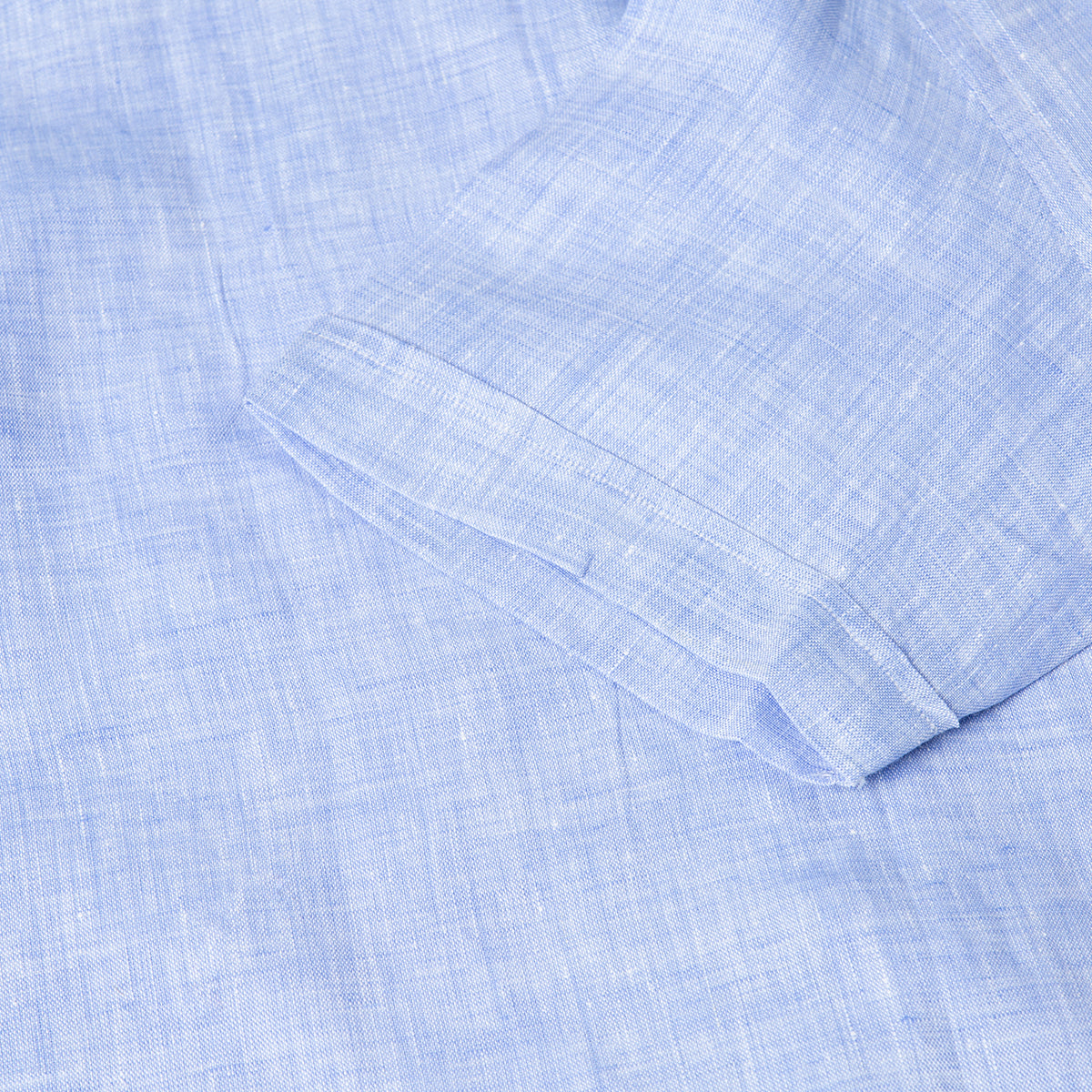 Blue Cuban Linen Shirt - Her's