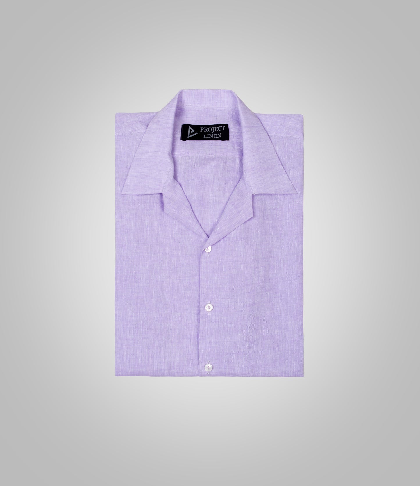 Lilac Cuban Linen Shirt - Her's