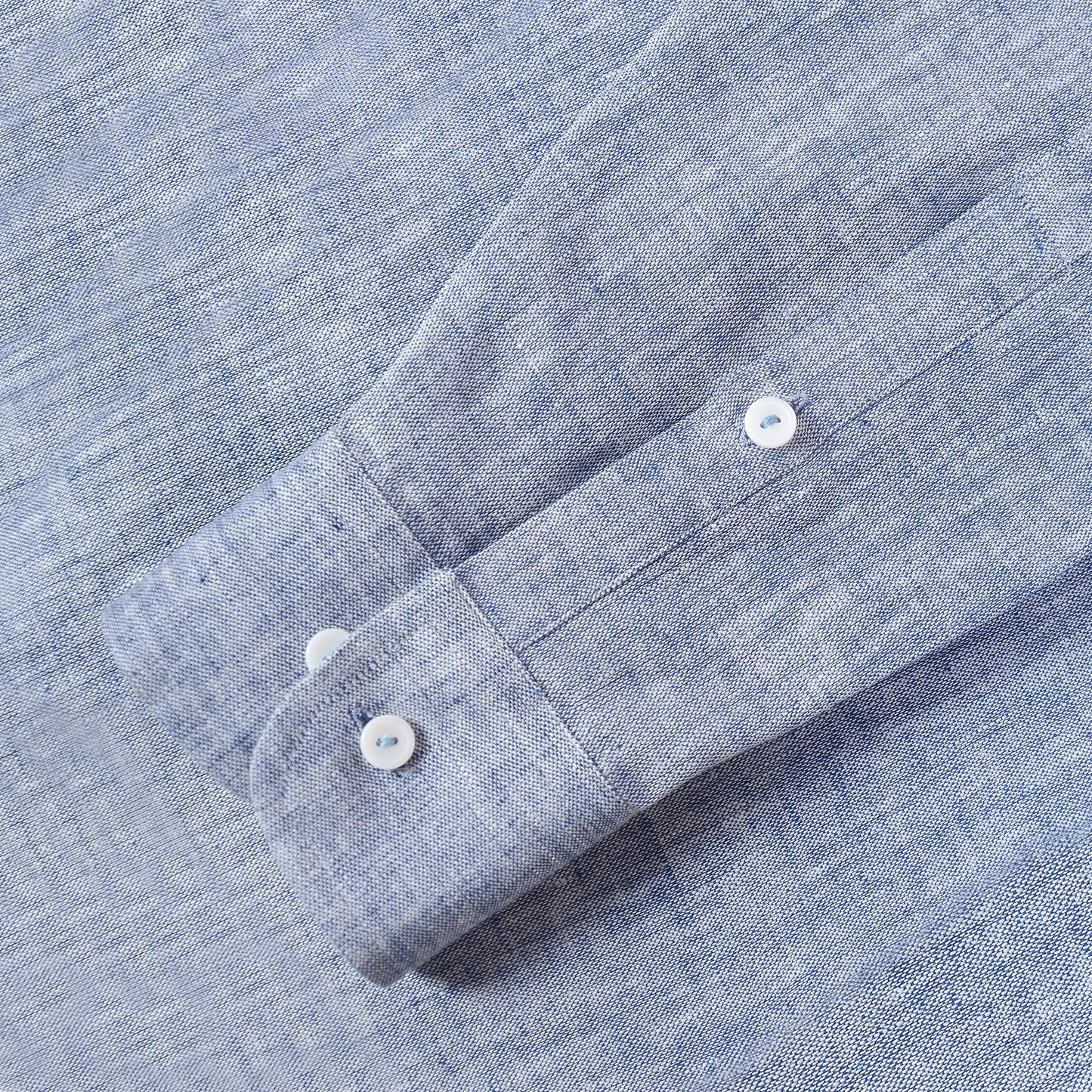Marble Blue Linen Shirt - Her's