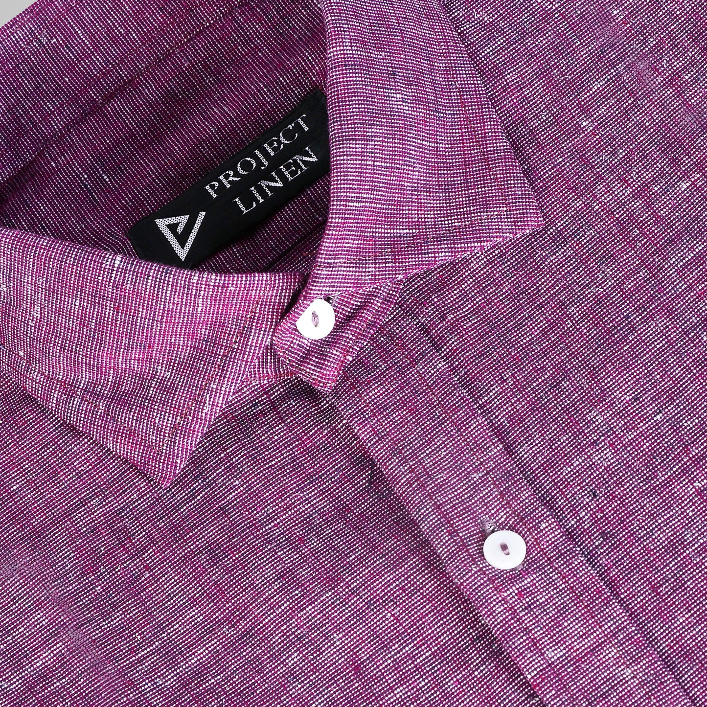 Purple Linen Shirt - Her's