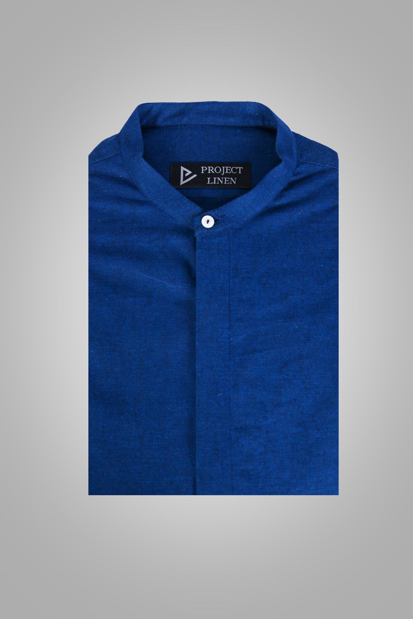 Berry Blue linen shirt