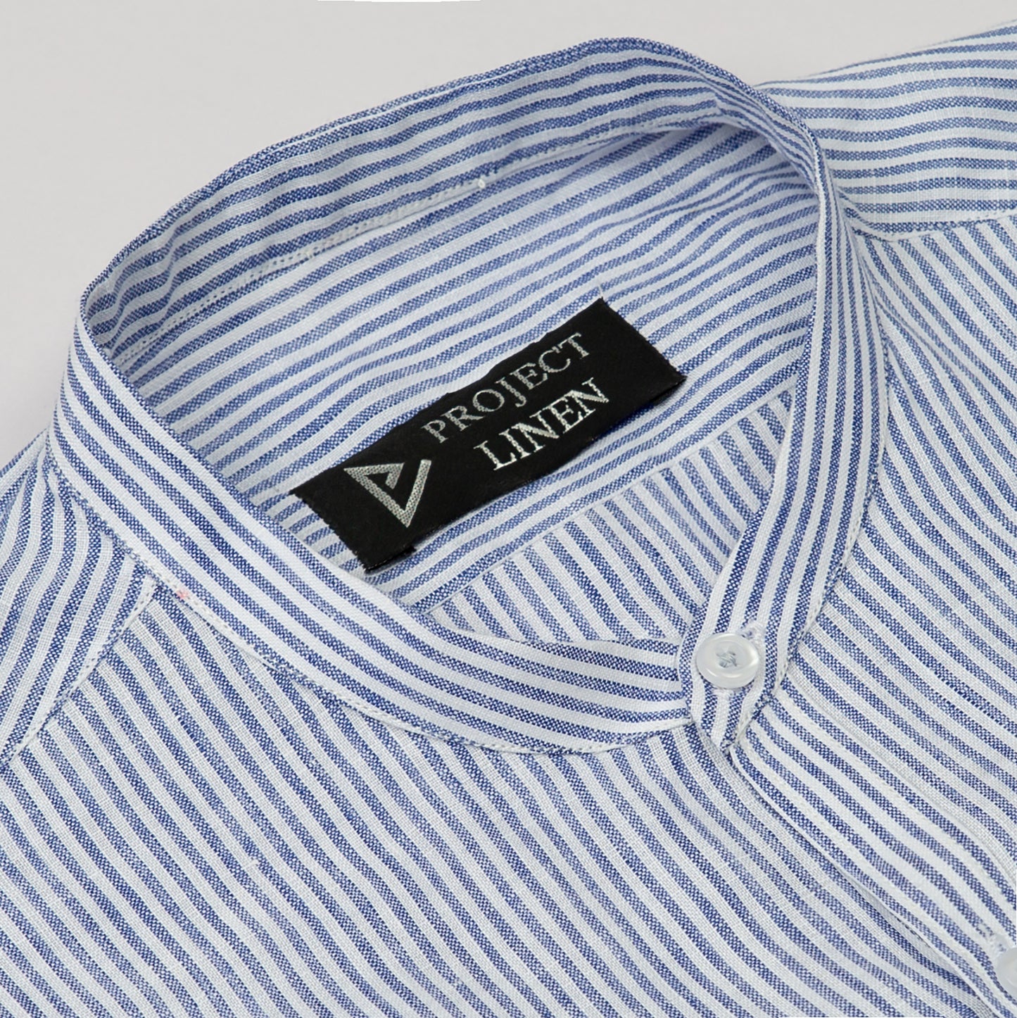 Blue Stripes Linen Shirt